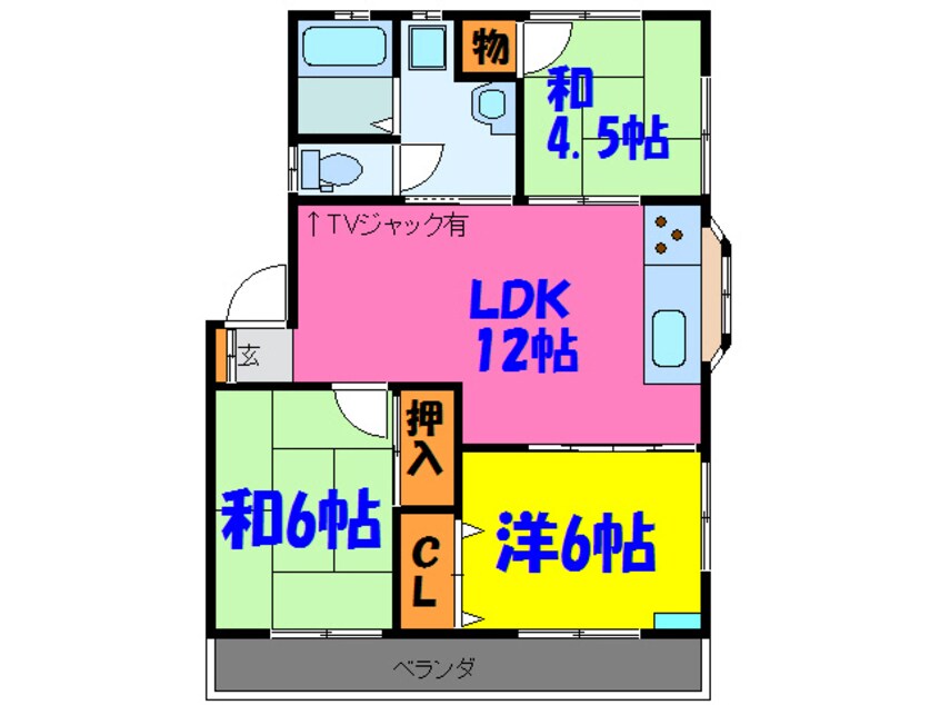 間取図 ウイングハイツ