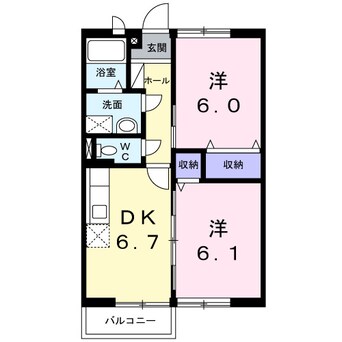 間取図 エルディムユートピアＢ