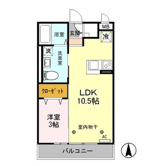 間取図 グロース小山