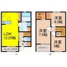 リーブルファイン小山駅東通り 3LDKの間取り