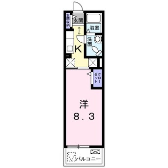 間取図 オリュザＫ