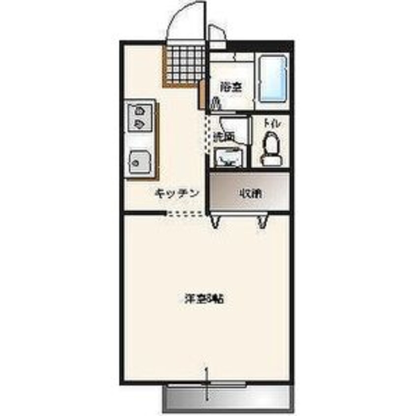 間取図 ガーデンコートジャスミンA棟