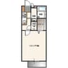 K・Village　F棟 1Kの間取り