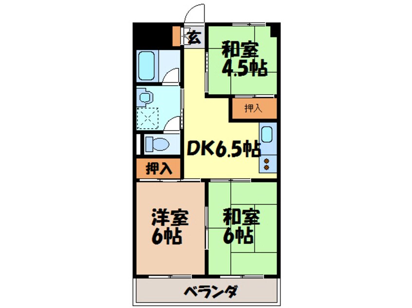 間取図 レジデンスYMM