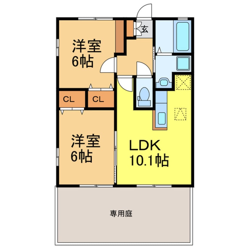 間取図 N・レジデンス