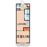 カルネドールⅢ 1LDKの間取り