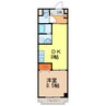 カルネドールⅢ 1LDKの間取り