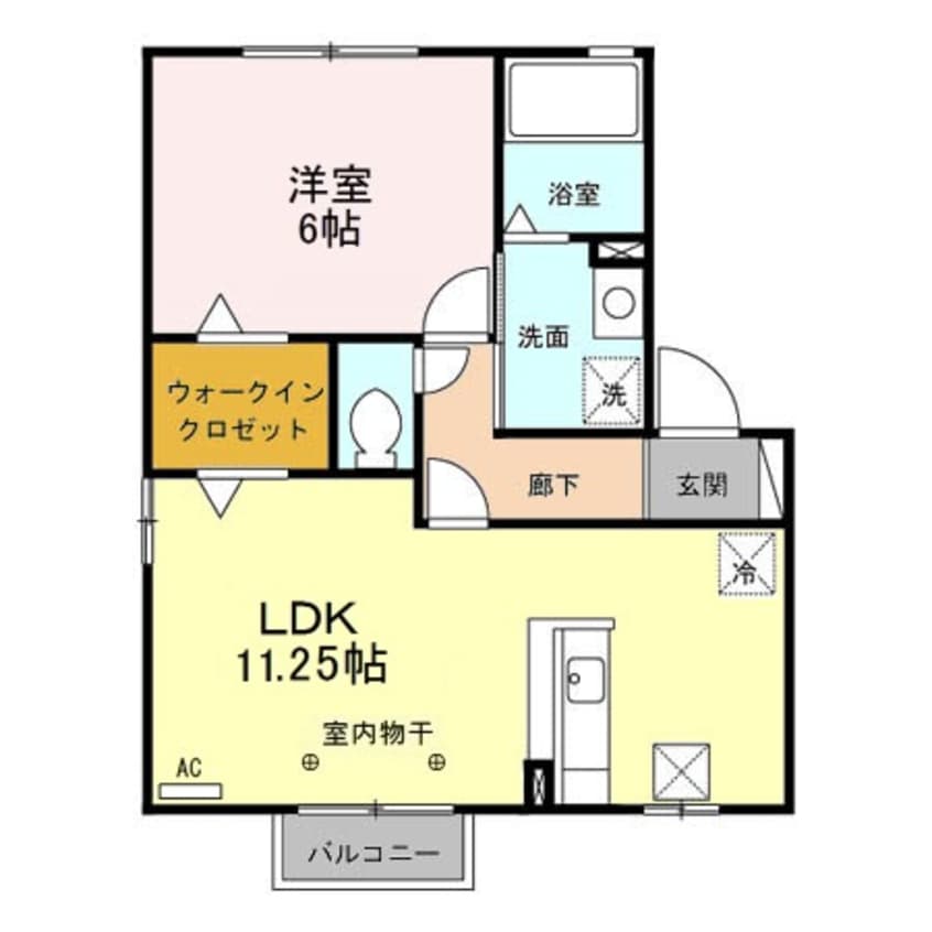 間取図 ファーストコート Ａ
