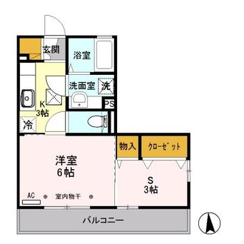 間取図 クライス ヒル Ⅱ