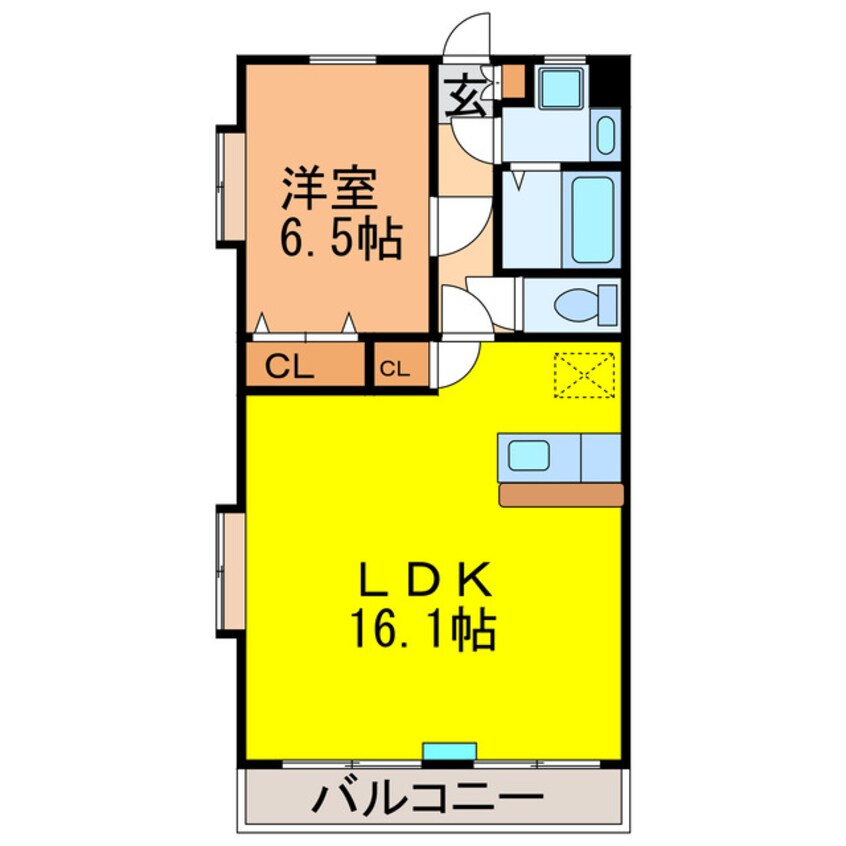 間取図 オーシャン