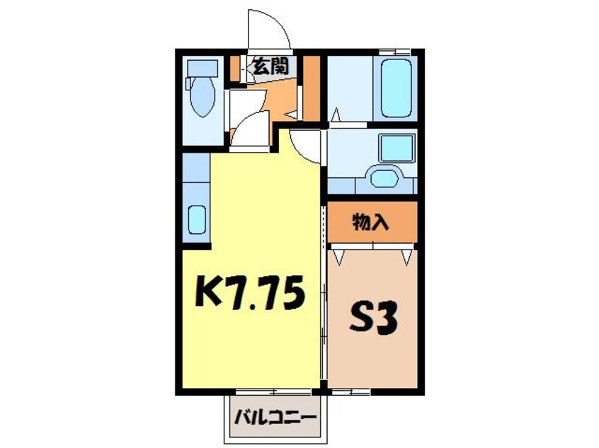 間取図 フェアリークリスタル Ⅰ