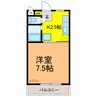 塚原コーポⅠ 1Kの間取り