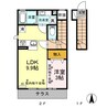ＹＡＨＡＴＡ ＨＯＵＳＥ ＫＩＫＵ 1LDKの間取り