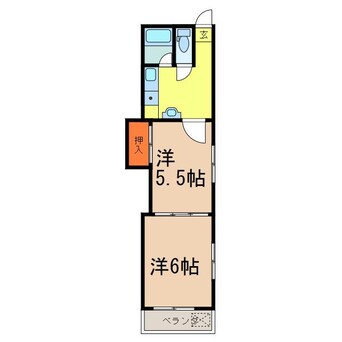 間取図 レジデンスカープ小山