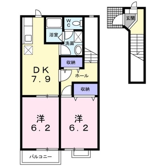 間取図 カーサエテルノＢ