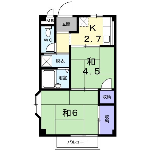 間取り図 エリール川口