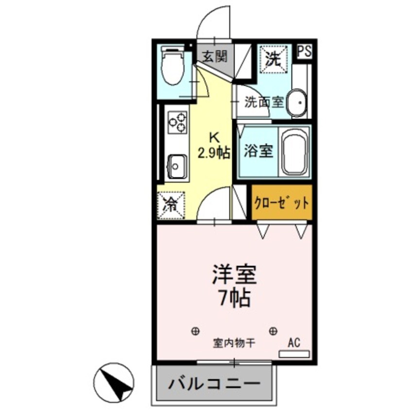 間取図 ａｌｖｅａｒｅ(アルヴェアーレ)