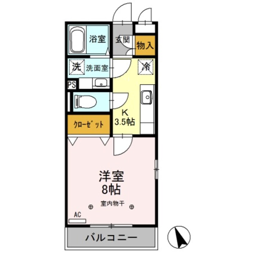 間取図 アネシス城北 Ｂ