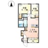 （仮）立木新築アパート 2LDKの間取り