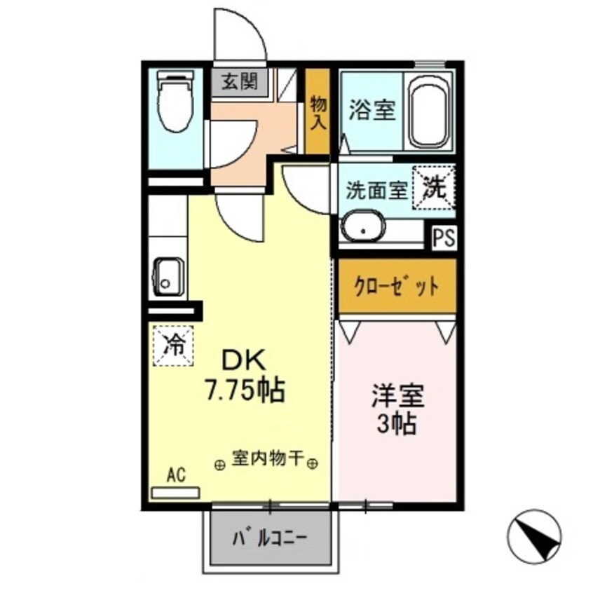 間取図 ウインドワードガーデンズ Ｆ