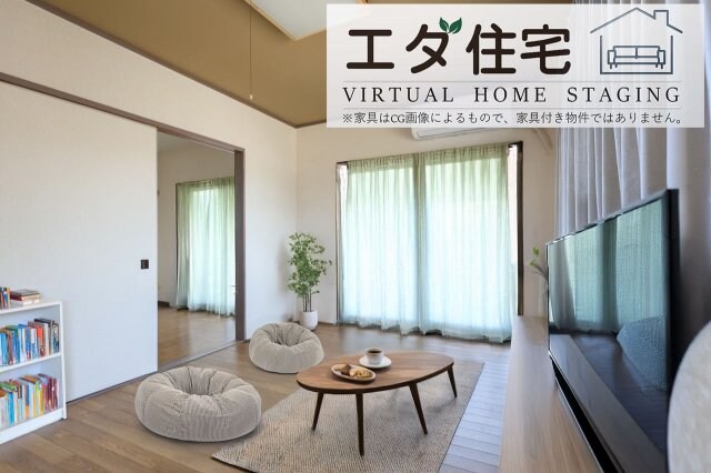 洋室の家具配置イメージです 小山宮武マンション