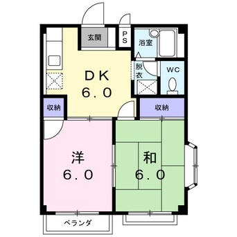 間取図 エルディム中島