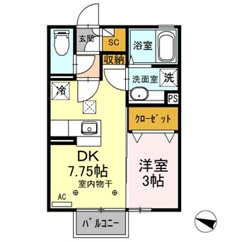 間取図 フォルトーナ