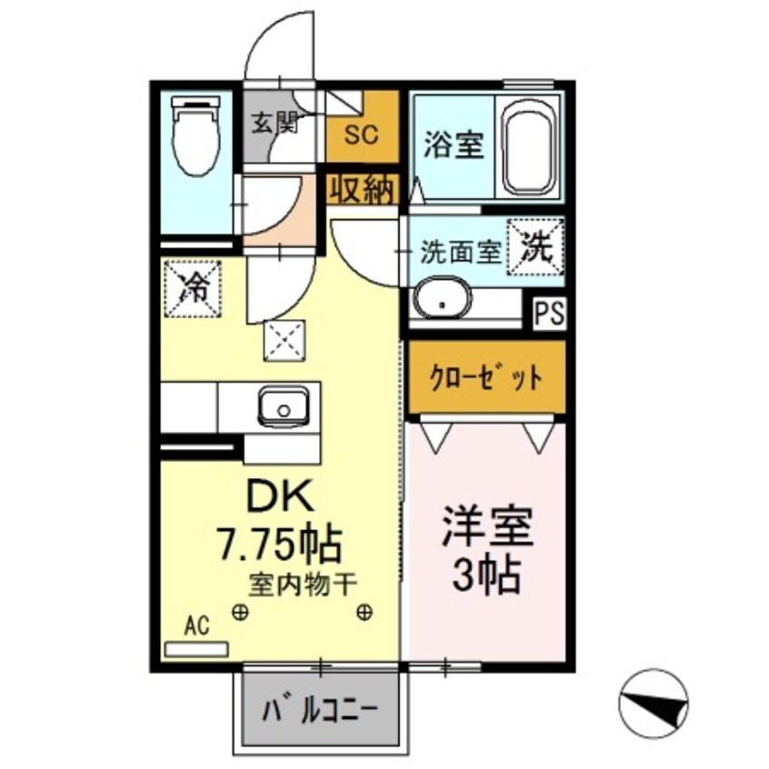 間取図 フォルトーナ