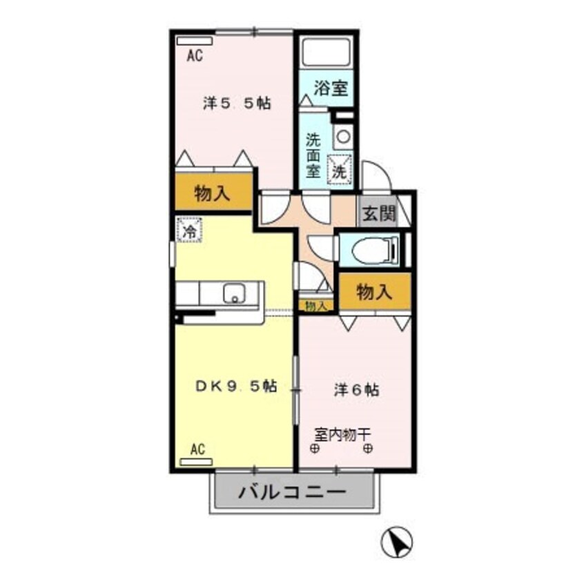 間取図 フラワーレジデンス鈴木 (1)壱番館