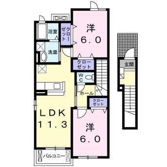 間取図 サンリット・キャニオン