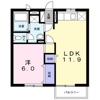 間取図 エルディムユートピアＡ