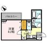 Ｄ-ＲＯＹＡＬ中央 ＷＥＳＴ 1Kの間取り