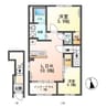 ファディール 2LDKの間取り