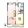 第5朝日ハイツ　B 1LDKの間取り