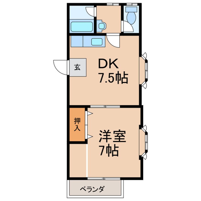 間取図 サンセットモール　パートⅡ