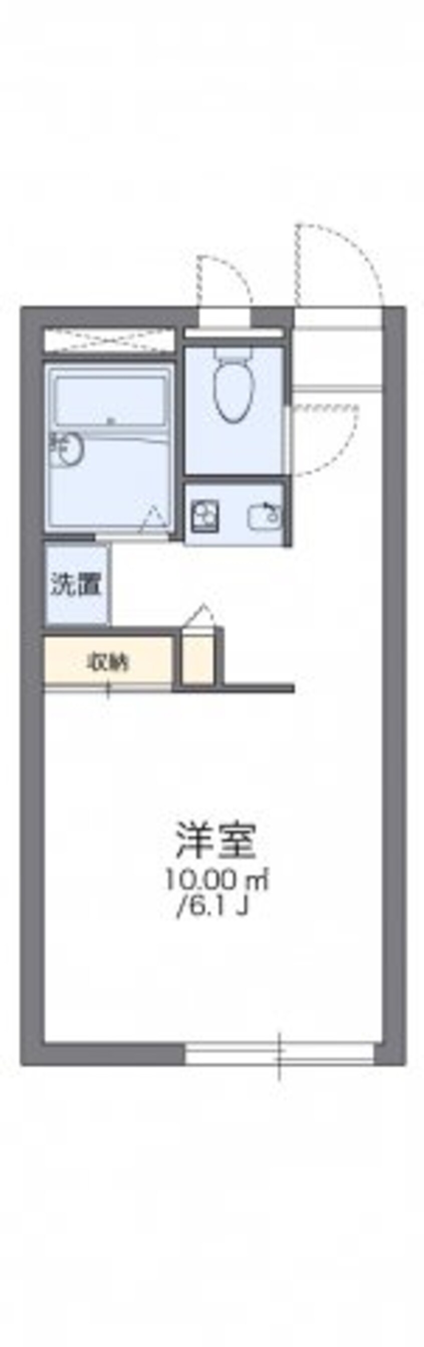 間取図 レオパレスＴＡＫＩＺＡＷＡ