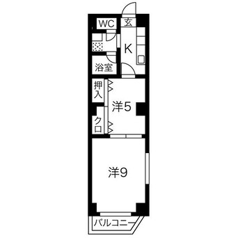 間取図 プレステージ祇園