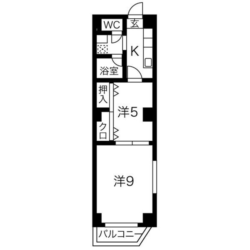 間取図 プレステージ祇園