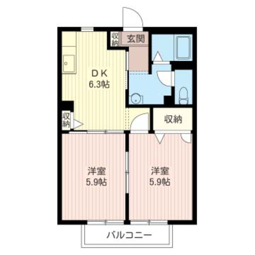 間取図 クレストコート