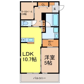 間取図 仮）下野市駅東ハイツ