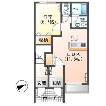 間取図 コンフォーティア