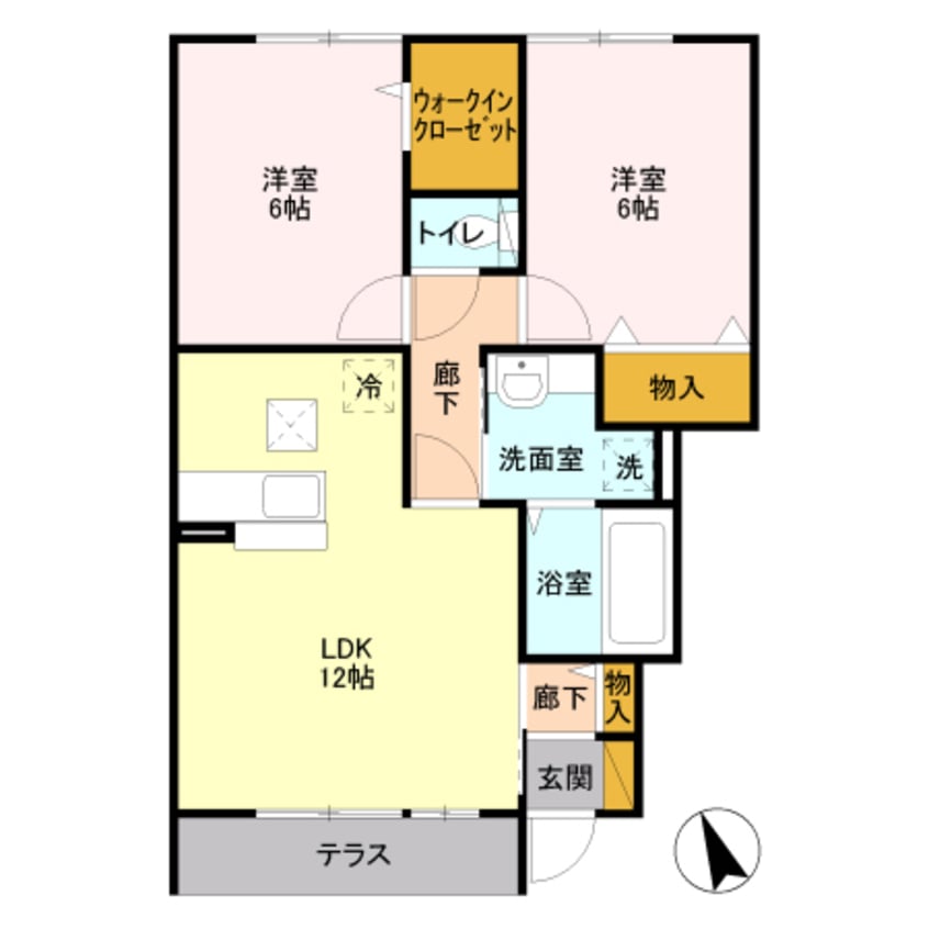 間取図 ヴェルドミール