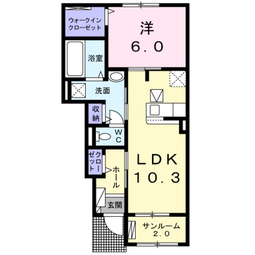 間取図 オッティモ・フトゥーロⅡ