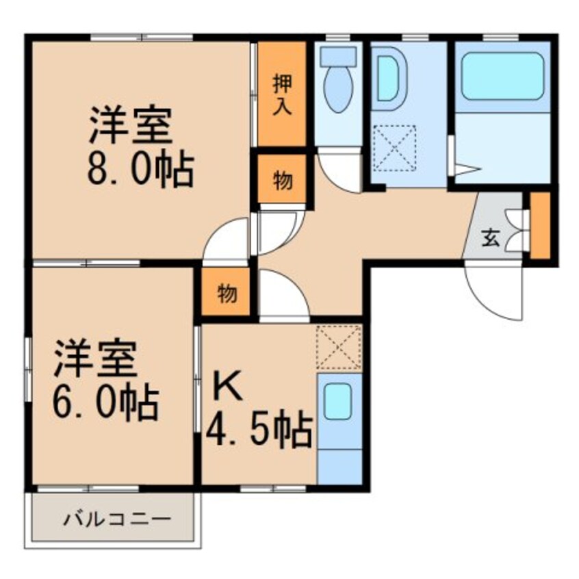 間取図 リベラコートⅠ