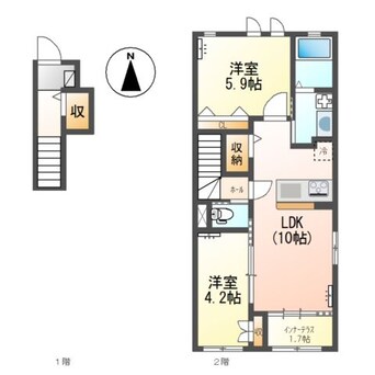 間取図 メルローズ
