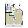 アルバスクエア 1Kの間取り