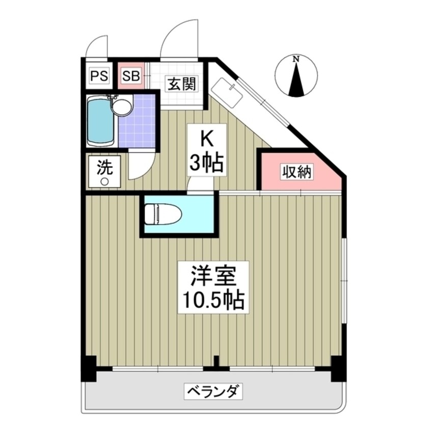 間取図 アルバスクエア