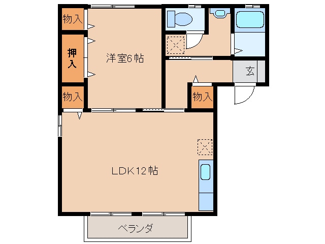 間取り図 東北本線<宇都宮線>/小金井駅 徒歩16分 2階 築24年
