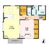 シュロス Ⅱ番館 1LDKの間取り