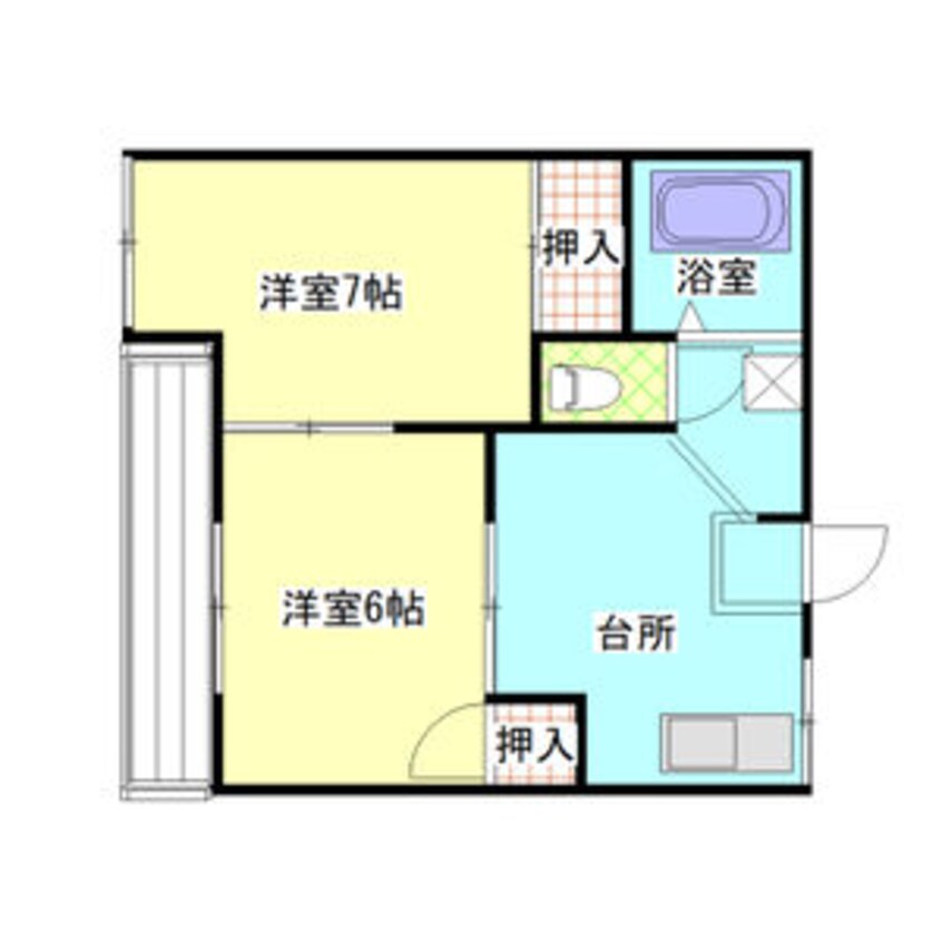 間取図 フレンドハイツ